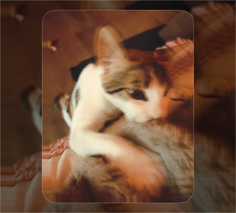 A motion-blurred long-exposure photo shot on Campera